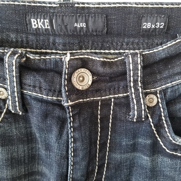 BKE Alec Mens Taper Strech Jeans - Picture 3 of 5